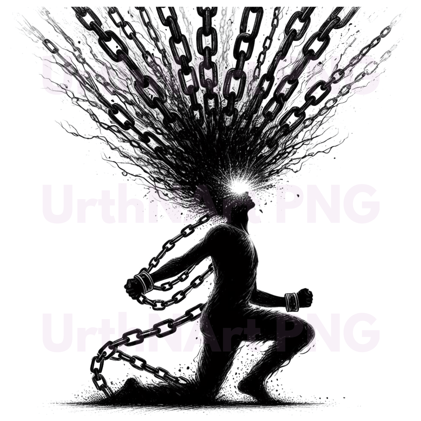 "Free the Mind" Liberation Art PNG – Digital Download - UrthNart