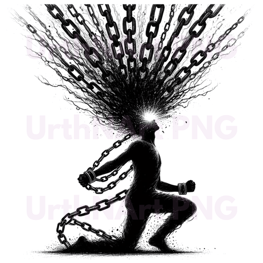 "Free the Mind" Liberation Art PNG – Digital Download - UrthNart