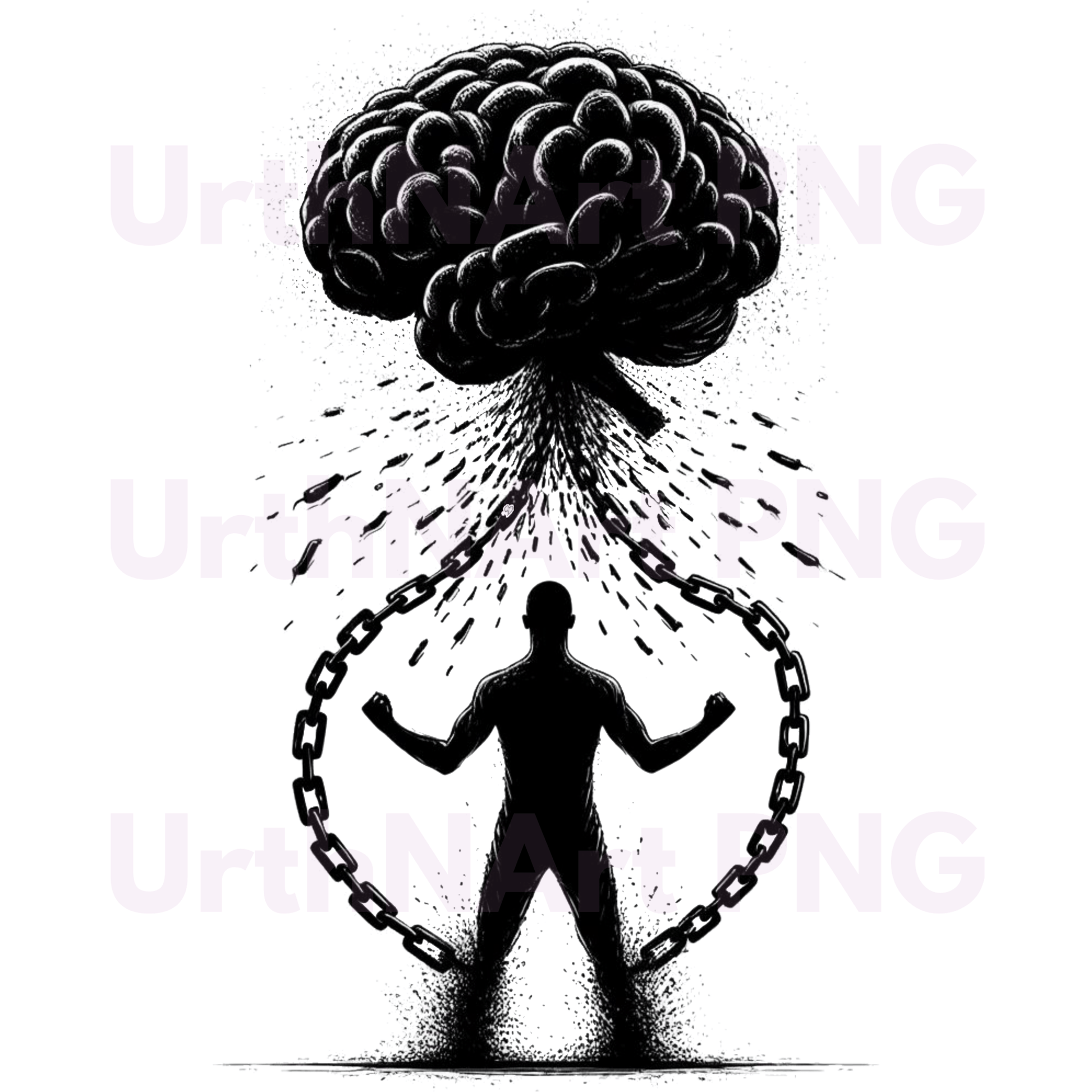 "Free the Mind" Liberation Art PNG – Digital Download - UrthNart