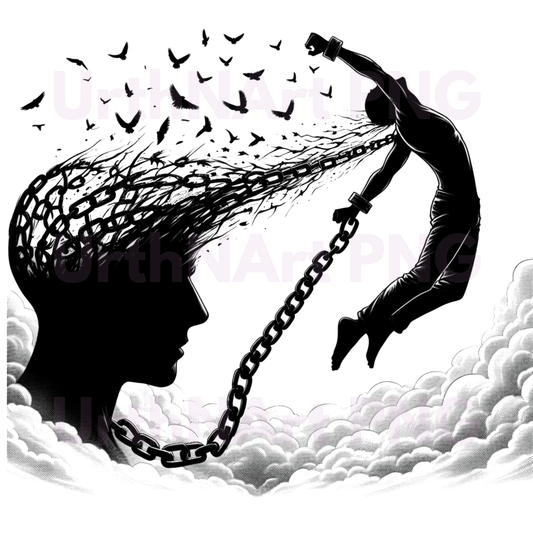 "Free the Mind" Liberation Art PNG – Digital Download - UrthNart