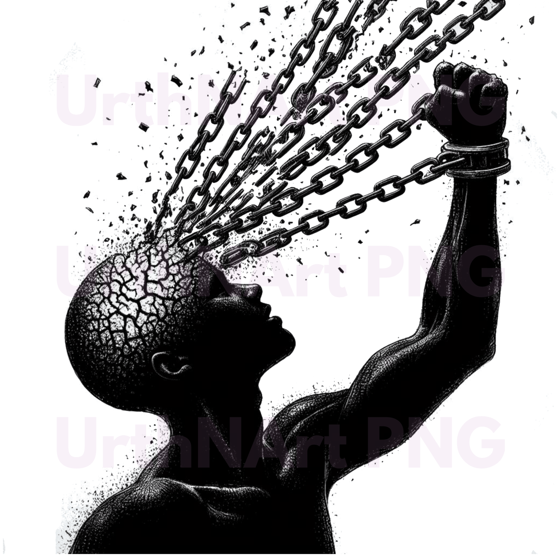 "Free the Mind" Liberation Art PNG – Digital Download - UrthNart