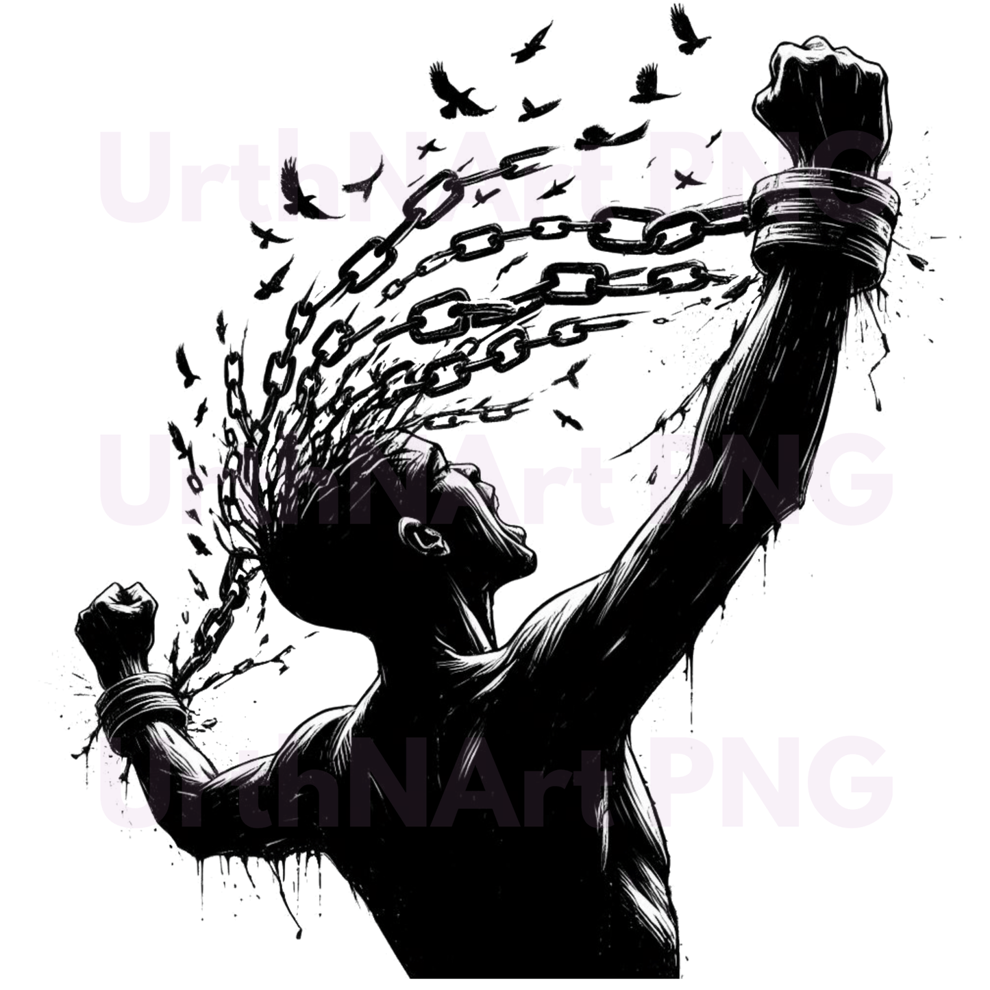 "Free the Mind" Liberation Art PNG – Digital Download - UrthNart
